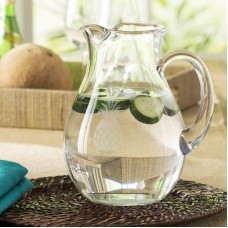 Beachcrest Home Tamsin Hand-Cut Classic Round Pitcher BCHH9214